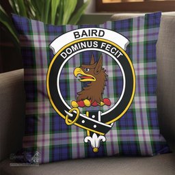 ScotsTee Shop Scottish Baird Dress Clan Crest Tartan Pillow/ Pillow Cover Tartan Accessories for Home