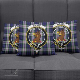 ScotsTee Shop Scottish Baird Dress Clan Crest Tartan Pillow/ Pillow Cover Tartan Accessories for Home
