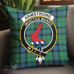 ScotsTee Shop Scottish Armstrong Ancient Clan Crest Tartan Pillow/ Pillow Cover Tartan Accessories for Home