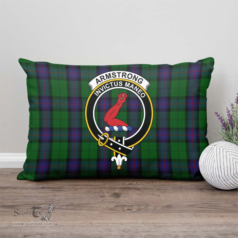 ScotsTee Shop Scottish Armstrong Clan Crest Tartan Pillow/ Pillow Cover Tartan Accessories for Home