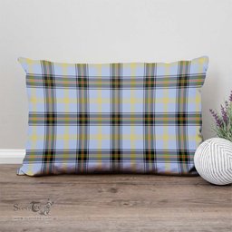 ScotsTee Shop Scottish Bell Clan Tartan Pillow/ Pillow Cover Tartan Accessories for Home