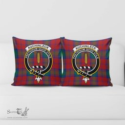 ScotsTee Shop Scottish Auchinleck Clan Crest Tartan Pillow/ Pillow Cover Tartan Accessories for Home