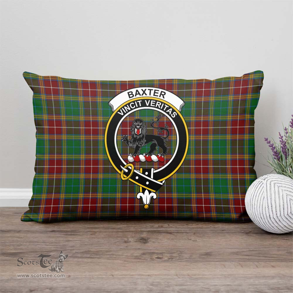 ScotsTee Shop Scottish Baxter Clan Crest Tartan Pillow/ Pillow Cover Tartan Accessories for Home