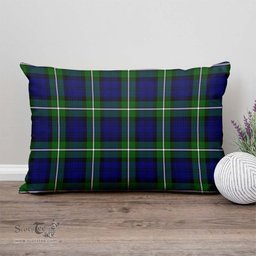 ScotsTee Shop Scottish Bannerman Clan Tartan Pillow/ Pillow Cover Tartan Accessories for Home