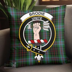 ScotsTee Shop Scottish Brodie Hunting Clan Crest Tartan Pillow/ Pillow Cover Tartan Accessories for Home