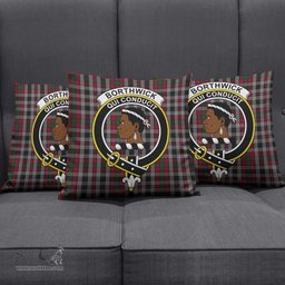 ScotsTee Shop Scottish Borthwick Clan Crest Tartan Pillow/ Pillow Cover Tartan Accessories for Home