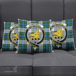 ScotsTee Shop Scottish Campbell Dress Clan Crest Tartan Pillow/ Pillow Cover Tartan Accessories for Home