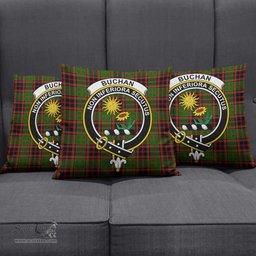 ScotsTee Shop Scottish Buchan Modern Clan Crest Tartan Pillow/ Pillow Cover Tartan Accessories for Home