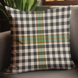 ScotsTee Shop Scottish Burns Check Clan Tartan Pillow/ Pillow Cover Tartan Accessories for Home