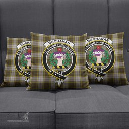 ScotsTee Shop Scottish Buchanan Dress Clan Crest Tartan Pillow/ Pillow Cover Tartan Accessories for Home