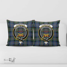 ScotsTee Shop Scottish Cameron of Erracht Ancient Clan Crest Tartan Pillow/ Pillow Cover Tartan Accessories for Home