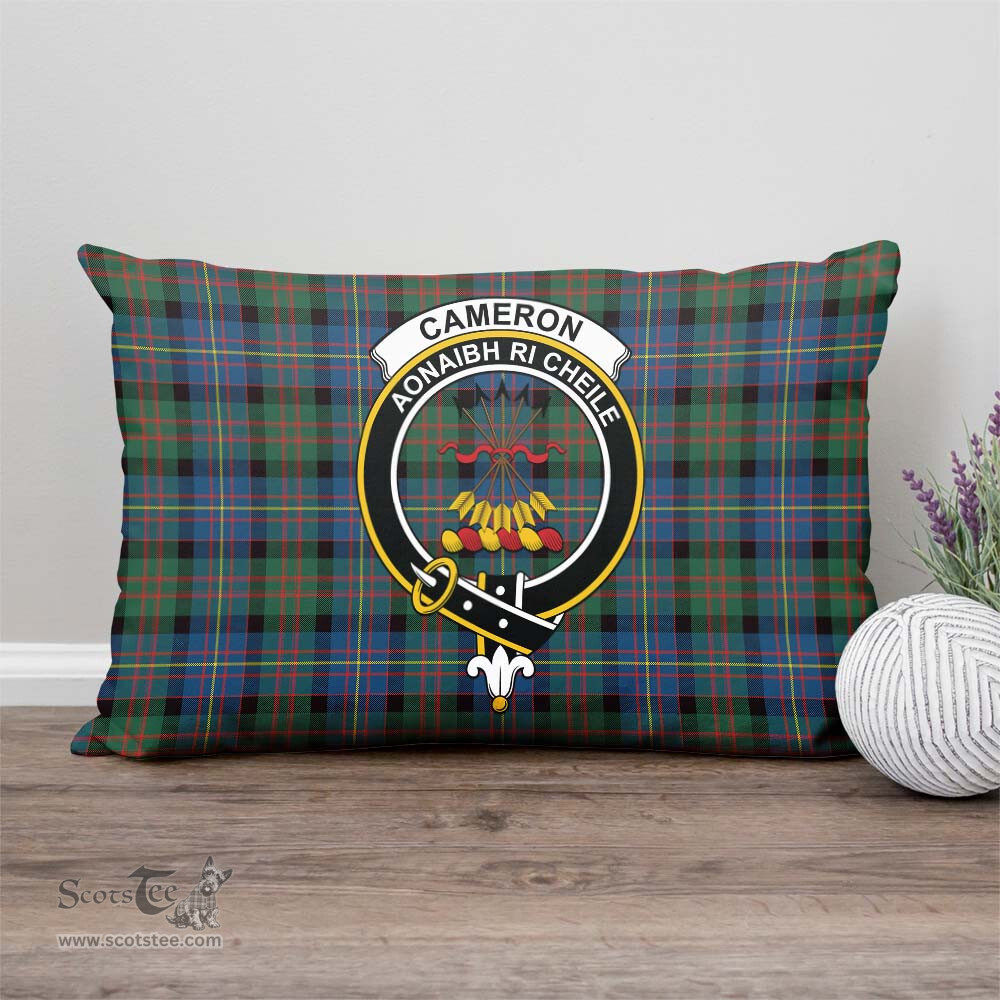 ScotsTee Shop Scottish Cameron of Erracht Ancient Clan Crest Tartan Pillow/ Pillow Cover Tartan Accessories for Home