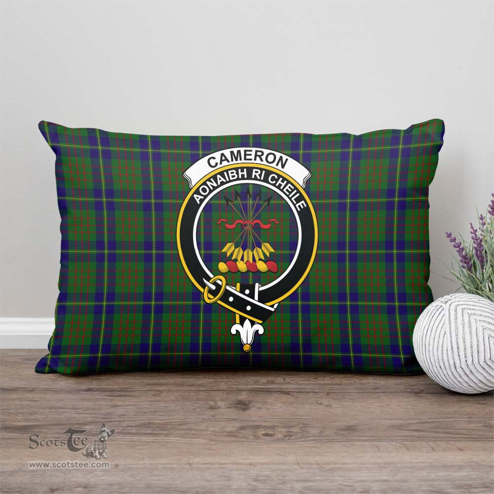 ScotsTee Shop Scottish Cameron of Lochiel Hunting Clan Crest Tartan Pillow/ Pillow Cover Tartan Accessories for Home