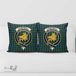 ScotsTee Shop Scottish Campbell of Argyll #02 Clan Crest Tartan Pillow/ Pillow Cover Tartan Accessories for Home