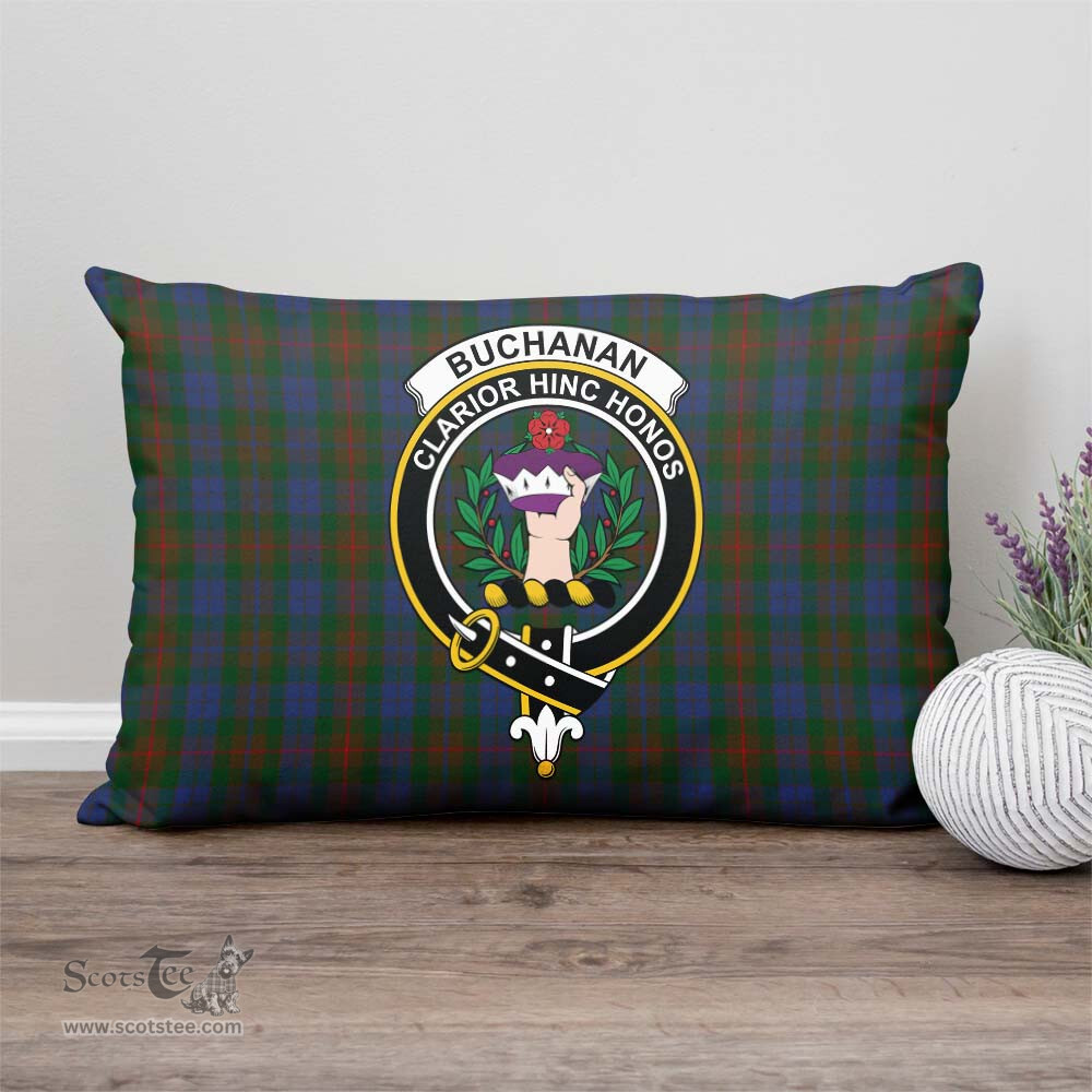 ScotsTee Shop Scottish Buchanan Hunting Clan Crest Tartan Pillow/ Pillow Cover Tartan Accessories for Home
