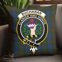 ScotsTee Shop Scottish Buchanan Hunting Clan Crest Tartan Pillow/ Pillow Cover Tartan Accessories for Home