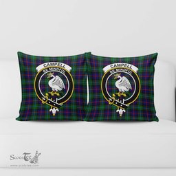 ScotsTee Shop Scottish Campbell of Cawdor Modern Clan Crest Tartan Pillow/ Pillow Cover Tartan Accessories for Home