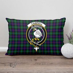 ScotsTee Shop Scottish Campbell of Cawdor Modern Clan Crest Tartan Pillow/ Pillow Cover Tartan Accessories for Home