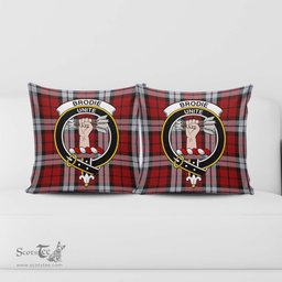 ScotsTee Shop Scottish Brodie Dress Clan Crest Tartan Pillow/ Pillow Cover Tartan Accessories for Home