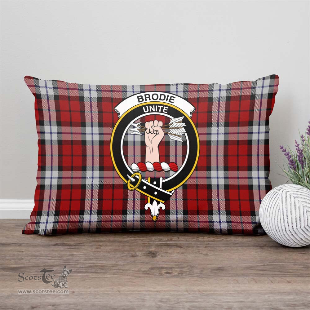 ScotsTee Shop Scottish Brodie Dress Clan Crest Tartan Pillow/ Pillow Cover Tartan Accessories for Home
