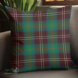ScotsTee Shop Scottish Chisholm Hunting Ancient Clan Tartan Pillow/ Pillow Cover Tartan Accessories for Home