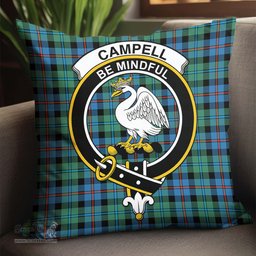 ScotsTee Shop Scottish Campbell of Cawdor Ancient Clan Crest Tartan Pillow/ Pillow Cover Tartan Accessories for Home
