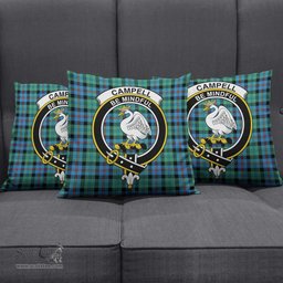 ScotsTee Shop Scottish Campbell of Cawdor Ancient Clan Crest Tartan Pillow/ Pillow Cover Tartan Accessories for Home