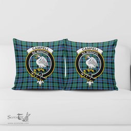 ScotsTee Shop Scottish Campbell of Cawdor Ancient Clan Crest Tartan Pillow/ Pillow Cover Tartan Accessories for Home