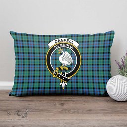 ScotsTee Shop Scottish Campbell of Cawdor Ancient Clan Crest Tartan Pillow/ Pillow Cover Tartan Accessories for Home