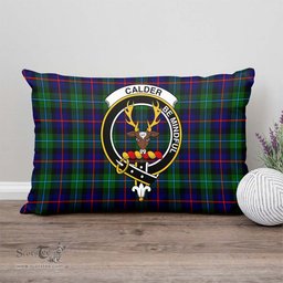 ScotsTee Shop Scottish Calder Modern Clan Crest Tartan Pillow/ Pillow Cover Tartan Accessories for Home
