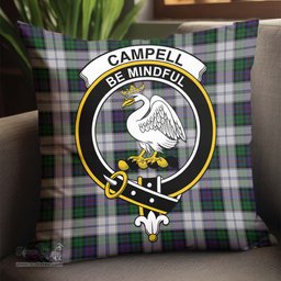 ScotsTee Shop Scottish Campbell of Cawdor Dress Clan Crest Tartan Pillow/ Pillow Cover Tartan Accessories for Home