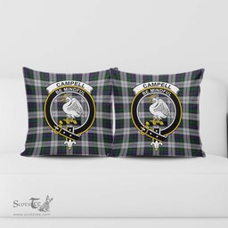 ScotsTee Shop Scottish Campbell of Cawdor Dress Clan Crest Tartan Pillow/ Pillow Cover Tartan Accessories for Home