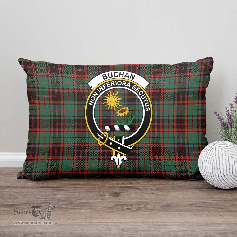 ScotsTee Shop Scottish Buchan Ancient Clan Crest Tartan Pillow/ Pillow Cover Tartan Accessories for Home