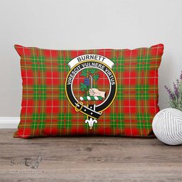 ScotsTee Shop Scottish Burnett Ancient Clan Crest Tartan Pillow/ Pillow Cover Tartan Accessories for Home