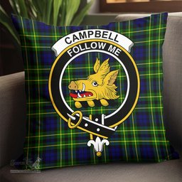 ScotsTee Shop Scottish Campbell of Breadalbane Modern Clan Crest Tartan Pillow/ Pillow Cover Tartan Accessories for Home