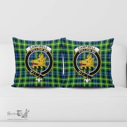ScotsTee Shop Scottish Campbell of Breadalbane Ancient Clan Crest Tartan Pillow/ Pillow Cover Tartan Accessories for Home