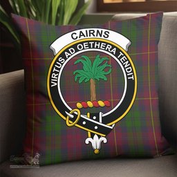 ScotsTee Shop Scottish Cairns Clan Crest Tartan Pillow/ Pillow Cover Tartan Accessories for Home