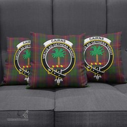 ScotsTee Shop Scottish Cairns Clan Crest Tartan Pillow/ Pillow Cover Tartan Accessories for Home
