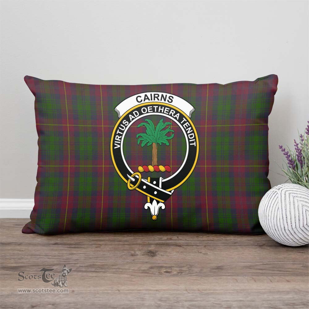 ScotsTee Shop Scottish Cairns Clan Crest Tartan Pillow/ Pillow Cover Tartan Accessories for Home