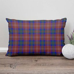 ScotsTee Shop Scottish Chisholm Hunting Modern Clan Tartan Pillow/ Pillow Cover Tartan Accessories for Home