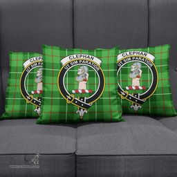 ScotsTee Shop Scottish Clephan Clan Crest Tartan Pillow/ Pillow Cover Tartan Accessories for Home