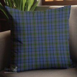 ScotsTee Shop Scottish Cockburn Blue Clan Tartan Pillow/ Pillow Cover Tartan Accessories for Home
