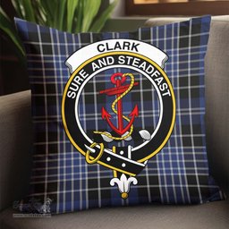 ScotsTee Shop Scottish Clark Clan Crest Tartan Pillow/ Pillow Cover Tartan Accessories for Home