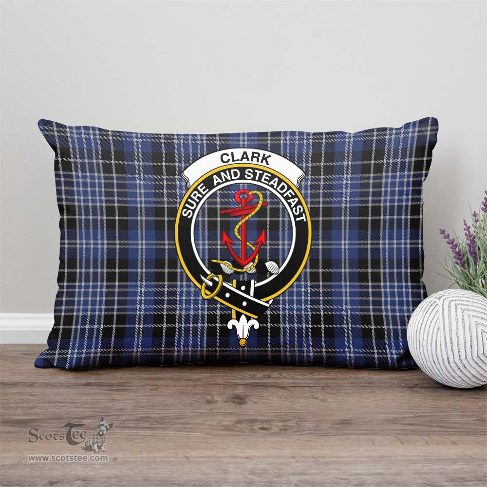 ScotsTee Shop Scottish Clark Clan Crest Tartan Pillow/ Pillow Cover Tartan Accessories for Home
