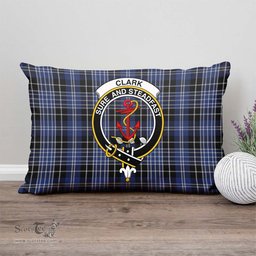 ScotsTee Shop Scottish Clark Clan Crest Tartan Pillow/ Pillow Cover Tartan Accessories for Home