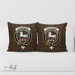 ScotsTee Shop Scottish Cochrane Modern Clan Crest Tartan Pillow/ Pillow Cover Tartan Accessories for Home