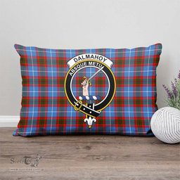 ScotsTee Shop Scottish Dalmahoy Clan Crest Tartan Pillow/ Pillow Cover Tartan Accessories for Home