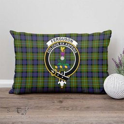 ScotsTee Shop Scottish Ferguson Modern Clan Crest Tartan Pillow/ Pillow Cover Tartan Accessories for Home