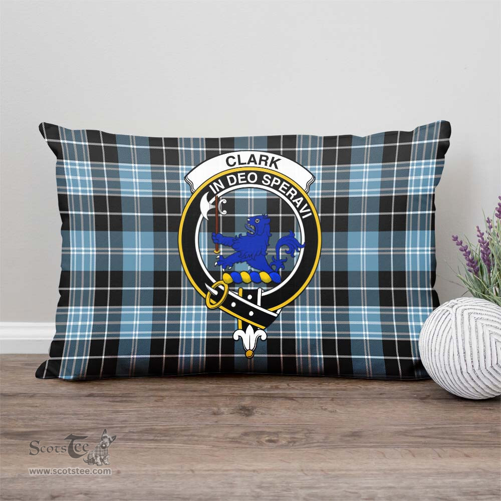 ScotsTee Shop Scottish Clark (Lion) Ancient Clan Crest Tartan Pillow/ Pillow Cover Tartan Accessories for Home