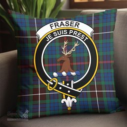 ScotsTee Shop Scottish Fraser Hunting Ancient Clan Crest Tartan Pillow/ Pillow Cover Tartan Accessories for Home